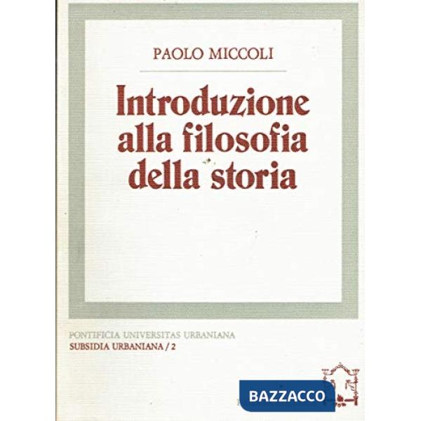 Introduzione alla filosofia della storia