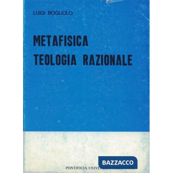 Metafisica e teologia razionale