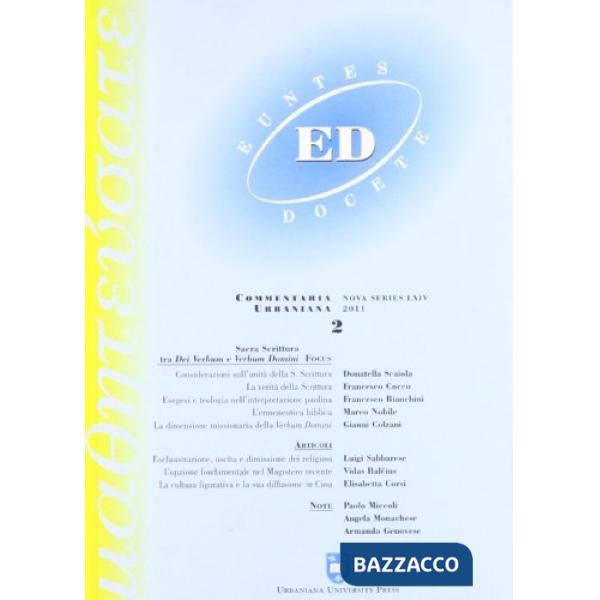 Euntes Docete (2011). Vol. 2