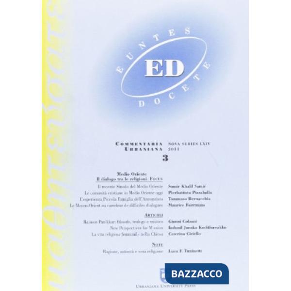 Euntes Docete (2011). Vol. 3