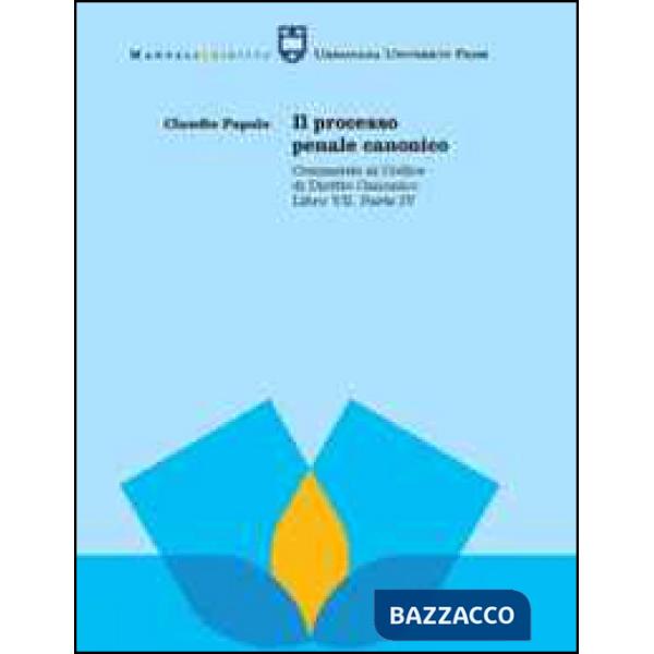 Processo penale canonico. Commento al codice di diritto canonico. Libro VII, parte IV (Il)