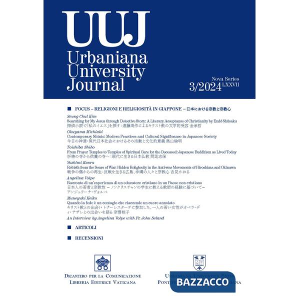 Urbaniana University Journal (2024). Vol. 3: Religioni e religiosità in Giappone