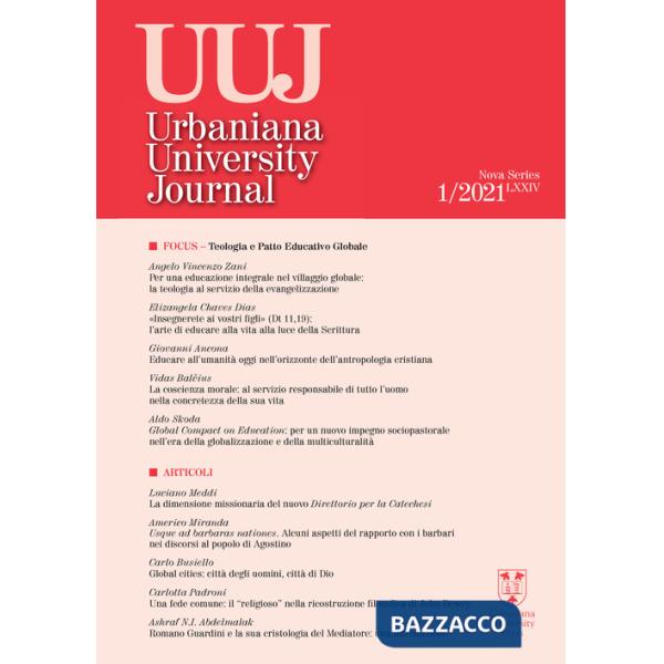 Urbaniana University Journal. Euntes Docete (2021). Vol. 1: Focus. Teologia e patto educativo globale