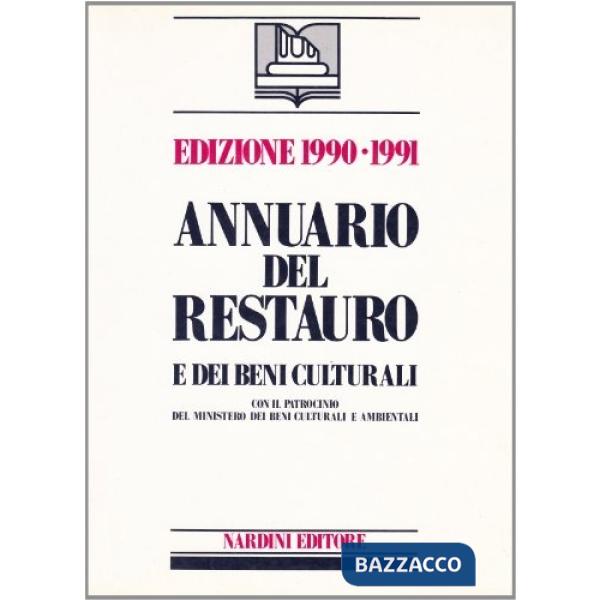 Annuario del restauro e dei beni culturali 1990-91