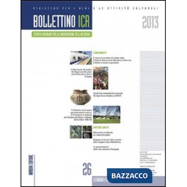 Bollettino ICR. Vol. 26