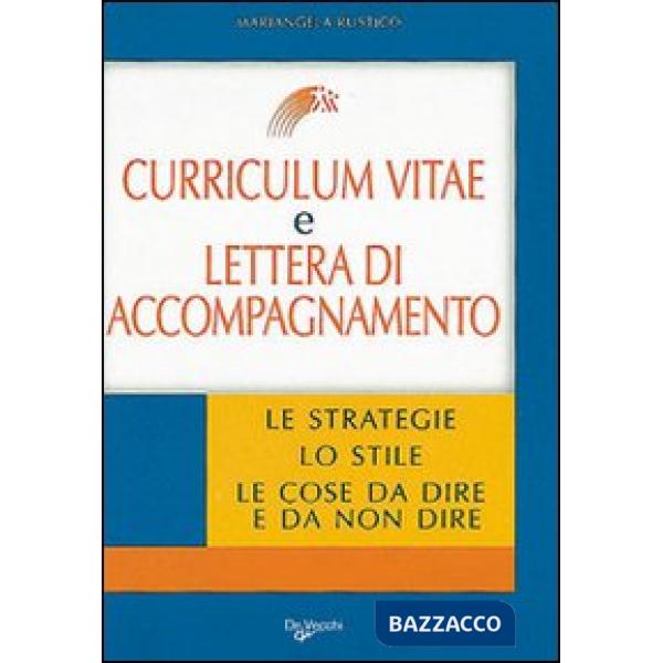 Curriculum vitae e lettera di accompagnamento