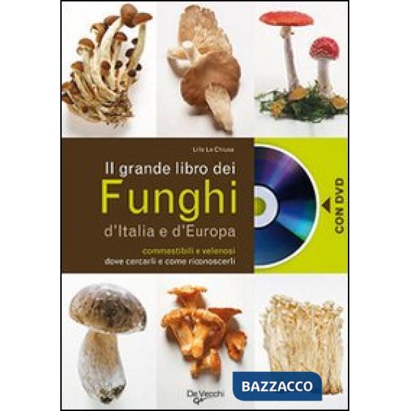 Grande libro dei funghi d'Italia e d'Europa. Con DVD (Il)