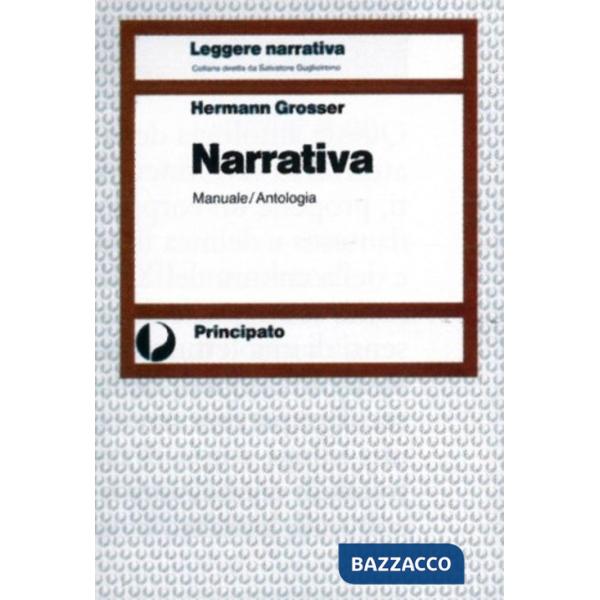 NARRATIVA-MANUALE ANTOLOGIA