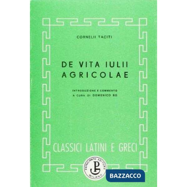 DE VITA IULII AGRICOLAE (BO)