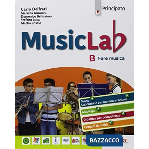 MUSICLAB B + QUADERNO DELLE COMPETENZE + DVDMP3