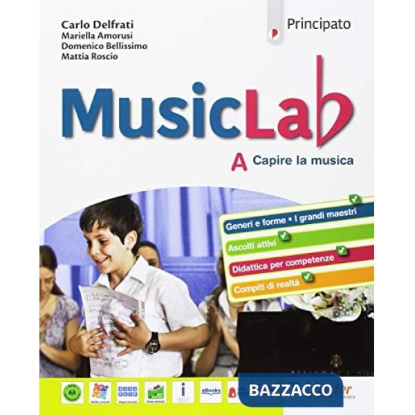 MUSICLAB A + B + QUADERNO DELLE COMPETENZE + DVD 1 + DVD 2