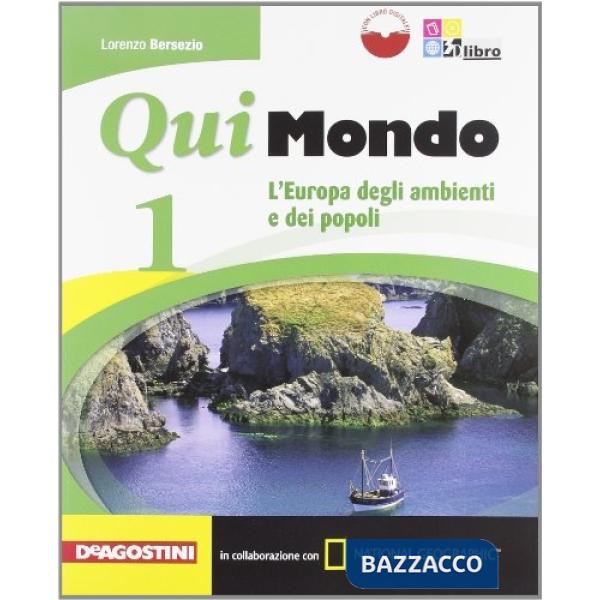 QUI MONDO VOL 1 + LIBRO DIGITALE 1 + DOSSIER NATIONAL GEOGRAPHIC