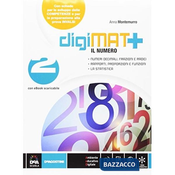DIGIMAT + ARITMETICA 2 + GEOMETRIA 2 + QUAD. COMPETENZE 2 + EBOOK 2