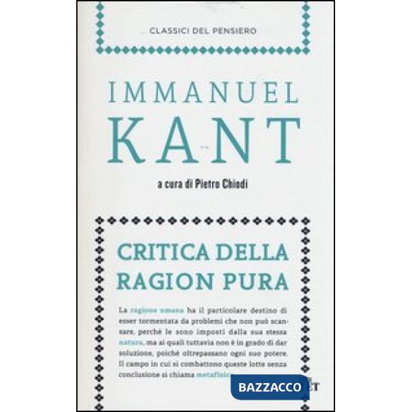 Critica della ragion pura