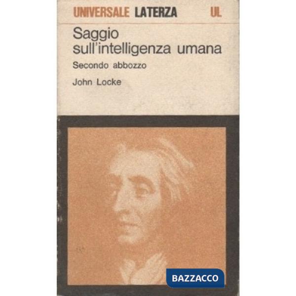 Saggio sull'intelligenza umana. Secondo abbozzo