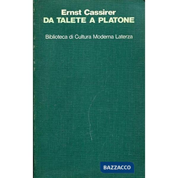 Da Talete a Platone