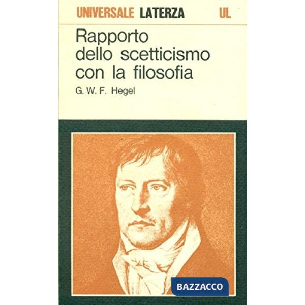 Rapporto dello scetticismo con la filosofia