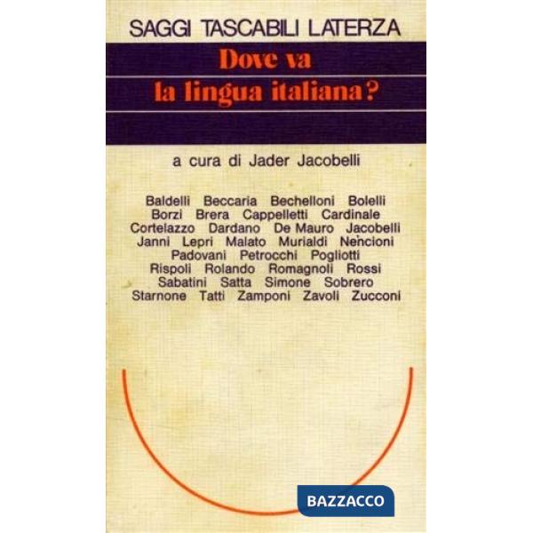 Dove va la lingua italiana?
