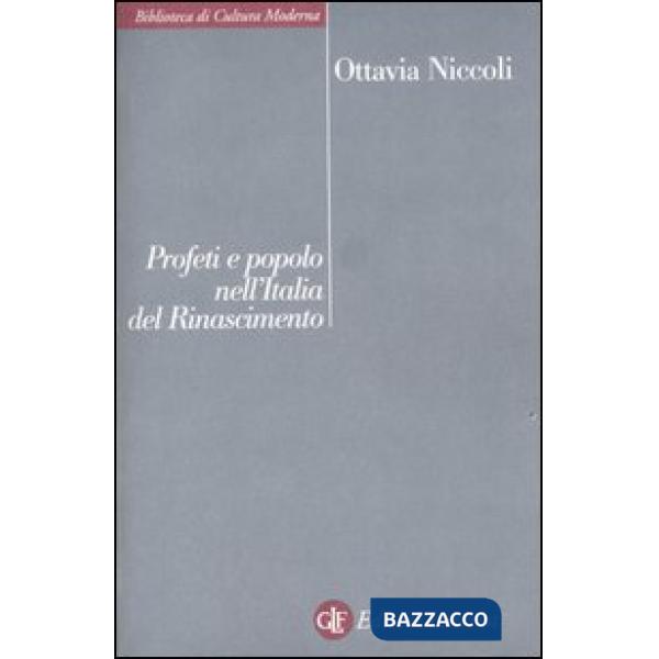 Profeti e popolo nell'Italia del Rinascimento