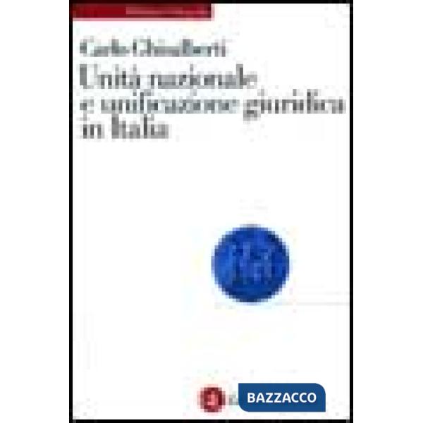 Unità nazionale e unificazione giuridica in Italia