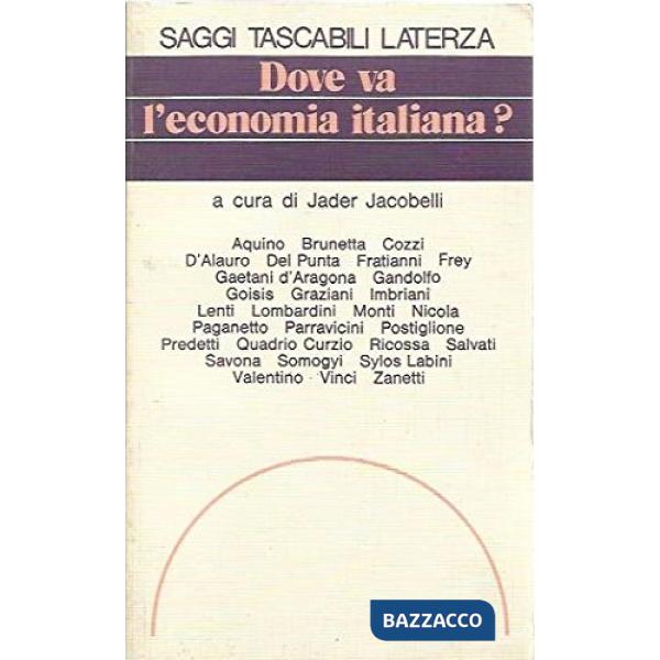 Dove va l'economia italiana?