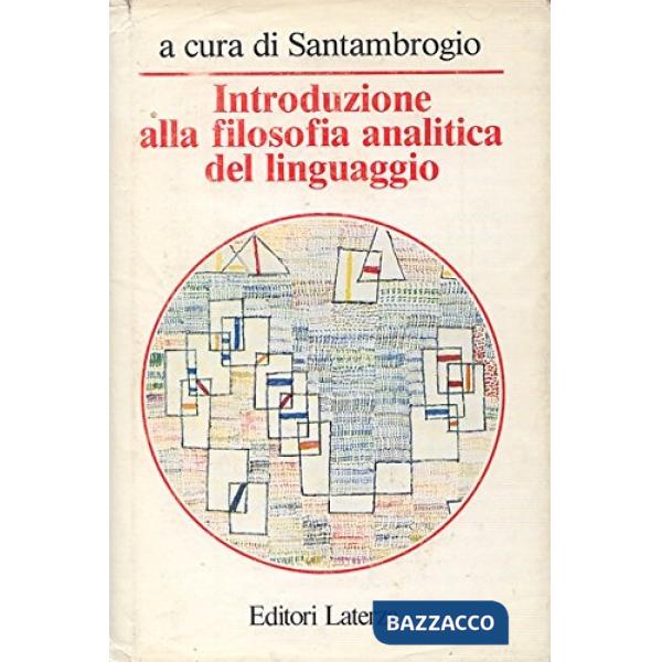 Introduzione alla filosofia analitica del linguaggio