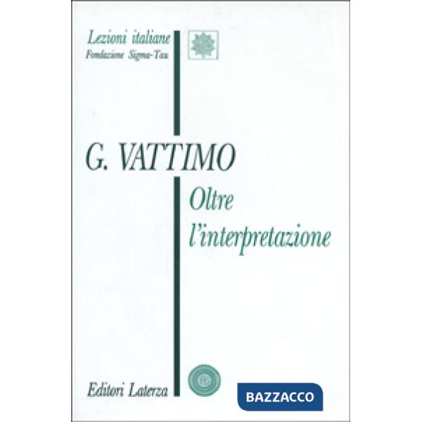 Oltre l'interpretazione. Il significato dell'ermeneutica per la filosofia