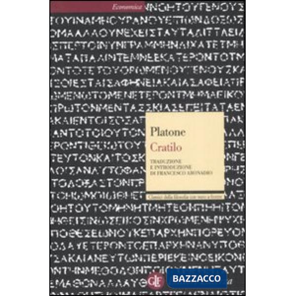 Cratilo. Testo greco a fronte
