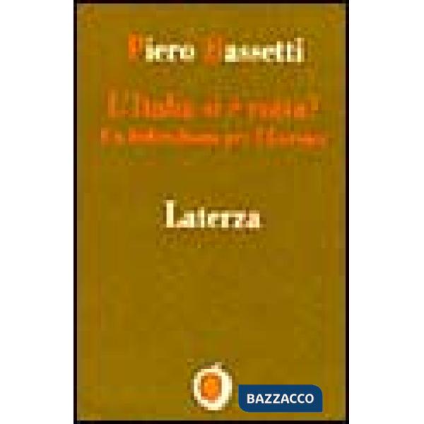 Italia si è rotta? Un federalismo per l'Europa (L')