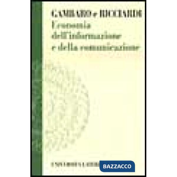 Economia dell'informazione e della comunicazione