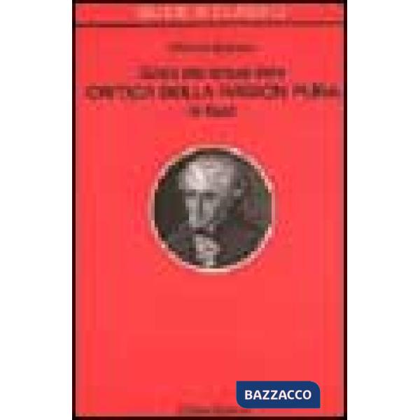 Guida alla lettura della «Critica della ragion pura» di Kant