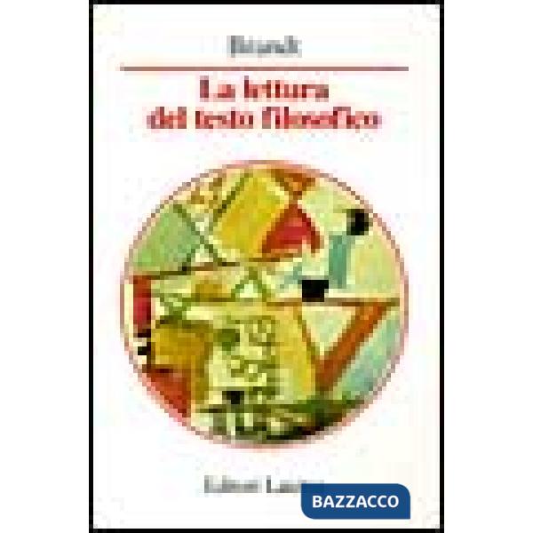 Lettura del testo filosofico (La)