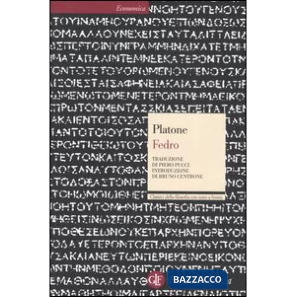 Fedro. Testo greco a fronte