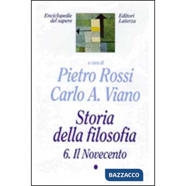 Storia della filosofia. Vol. 6/1: Il Novecento