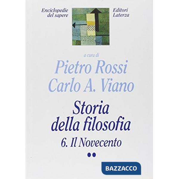 Storia della filosofia. Vol. 6/2: Il Novecento