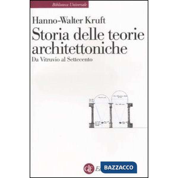 Storia delle teorie architettoniche da Vitruvio al Settecento
