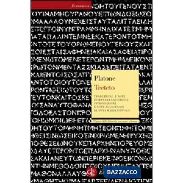 Teeteto. Testo greco a fronte