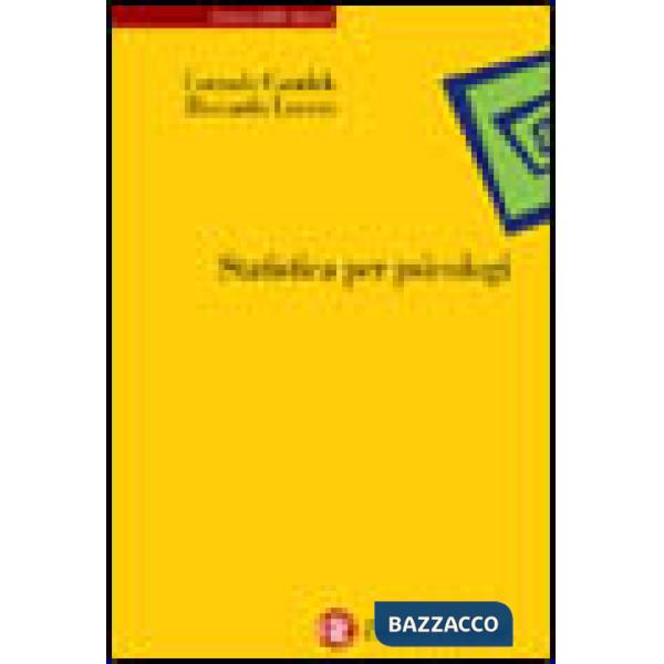 Statistica per psicologi