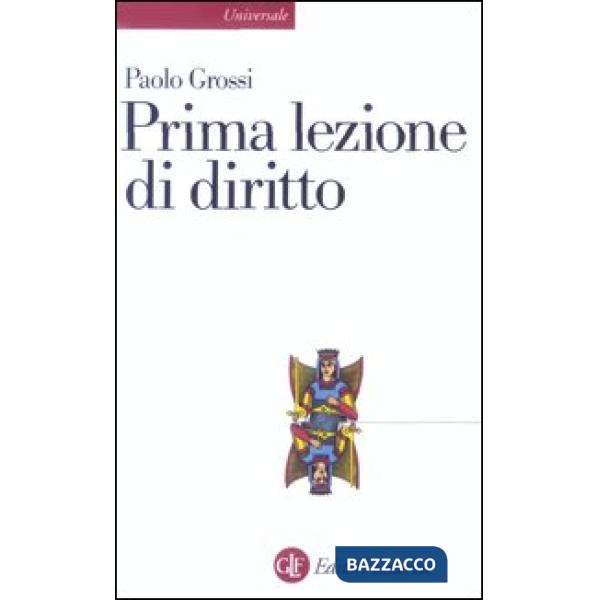 Prima lezione di diritto