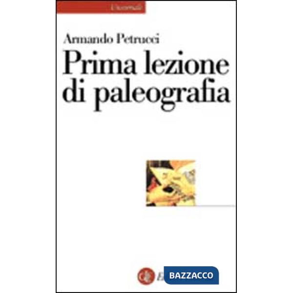 Prima lezione di paleografia