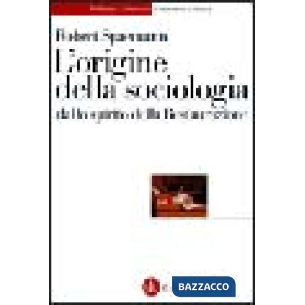 Origine della sociologia (L')