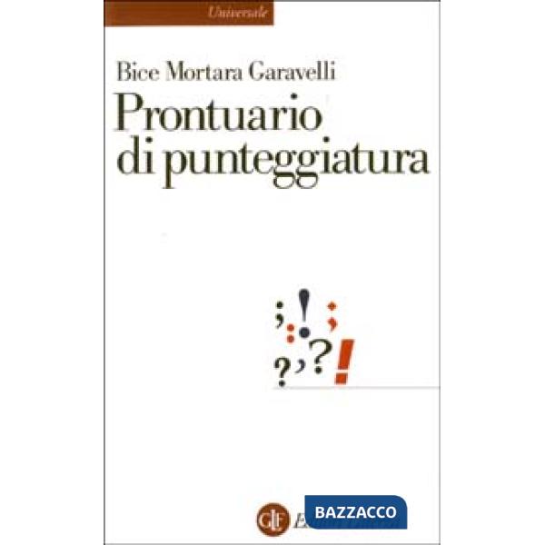 Prontuario di punteggiatura