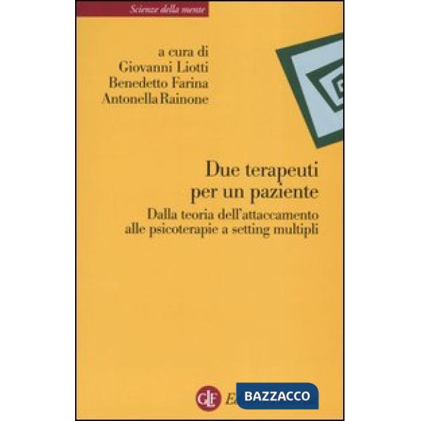 Due terapeuti per un paziente. Dalla teoria dell'attaccamento alle psicoterapie a setting multipli