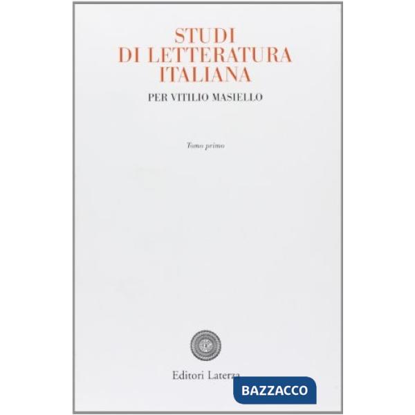 Studi di letteratura italiana