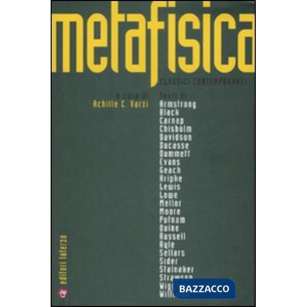 Metafisica. Classici contemporanei