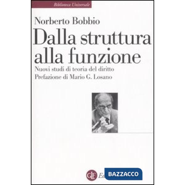 Dalla struttura alla funzione. Nuovi studi di teoria generale del diritto