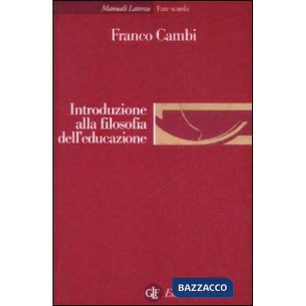 Introduzione alla filosofia dell'educazione