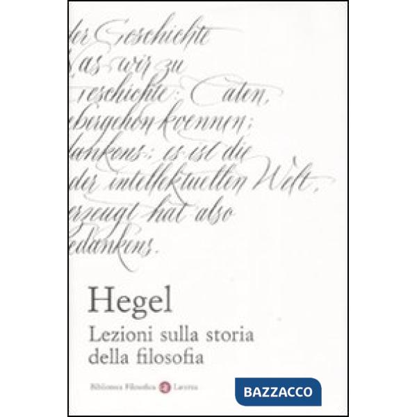 Lezioni sulla storia della filosofia