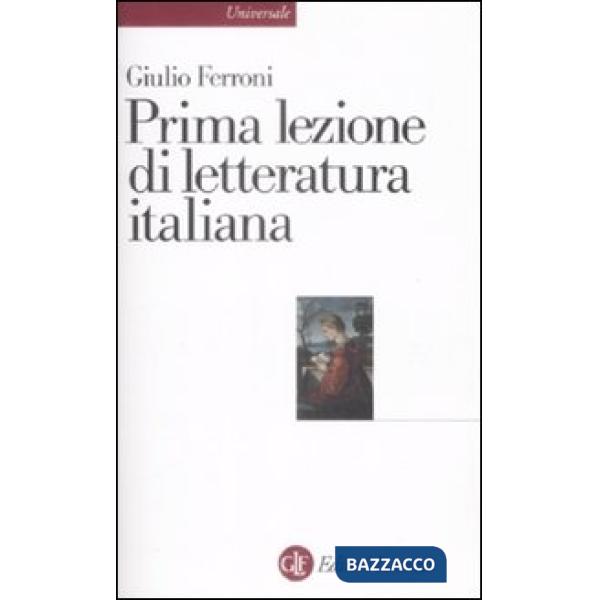 Prima lezione di letteratura italiana