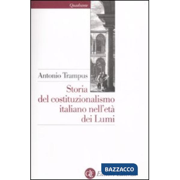 Storia del costituzionalismo italiano nell'età dei lumi